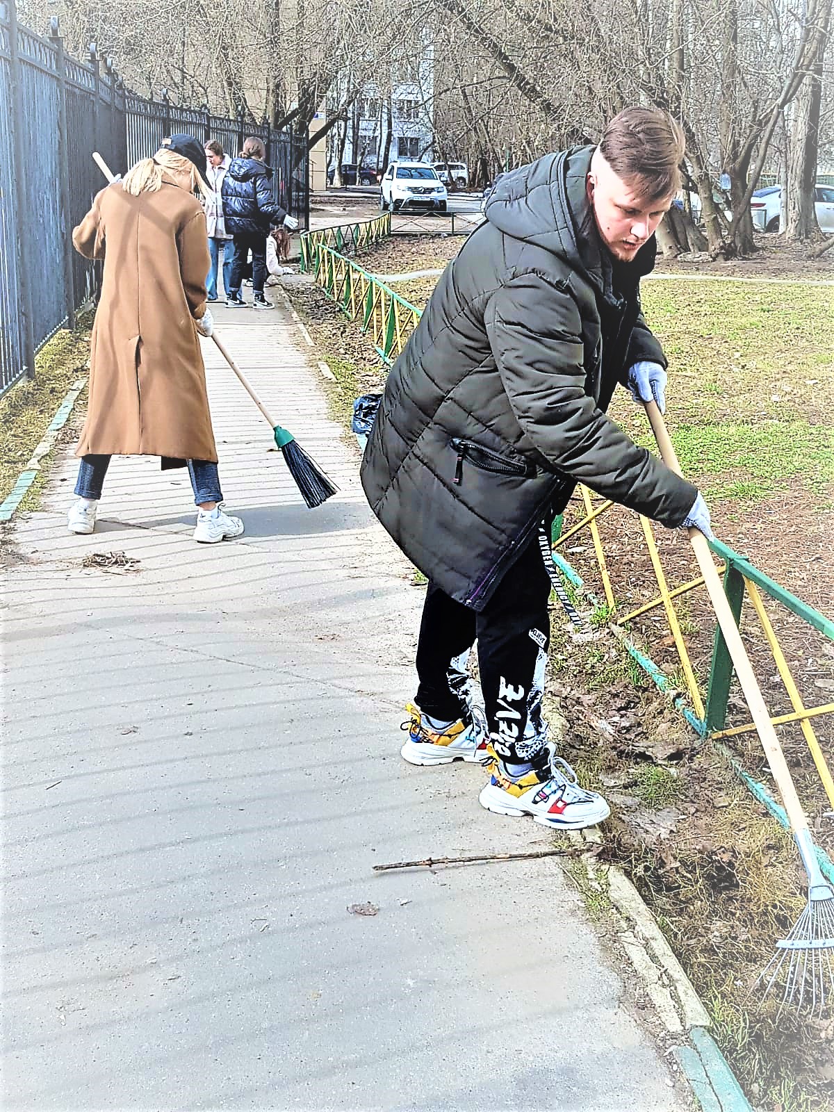 В колледже начался традиционный весенний субботник!                                                                            